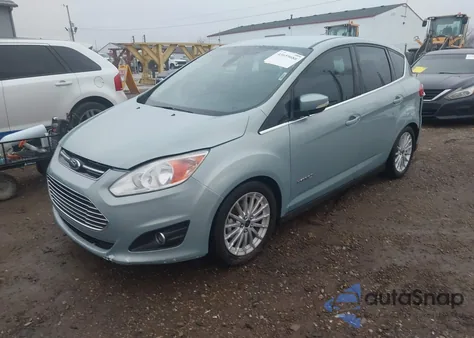 2013 Ford C-Max Hybrid Sel из США, поврежденный, VIN 1FADP5BU6DL536827